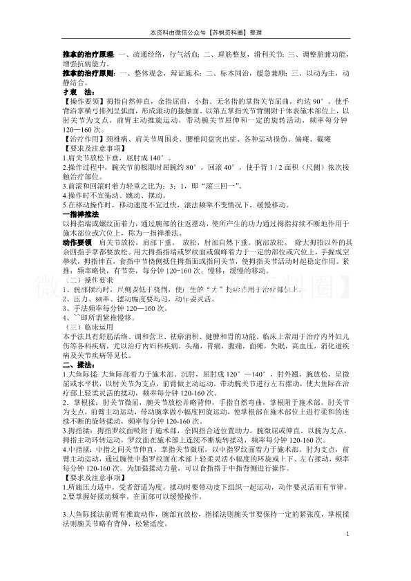 推拿学